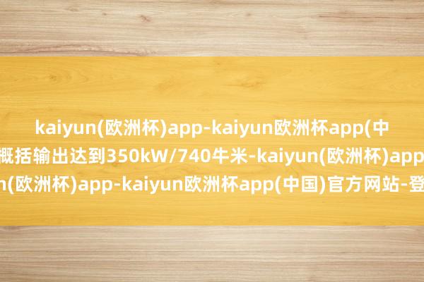 kaiyun(欧洲杯)app-kaiyun欧洲杯app(中国)官方网站-登录入口概括输出达到350kW/740牛米-kaiyun(欧洲杯)app-kaiyun欧洲杯app(中国)官方网站-登录入口