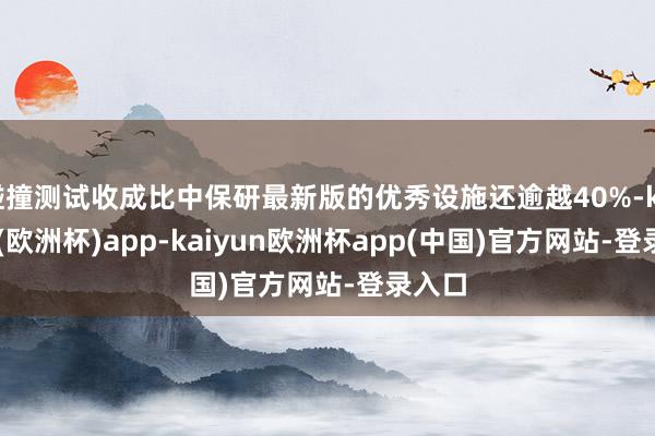 碰撞测试收成比中保研最新版的优秀设施还逾越40%-kaiyun(欧洲杯)app-kaiyun欧洲杯app(中国)官方网站-登录入口