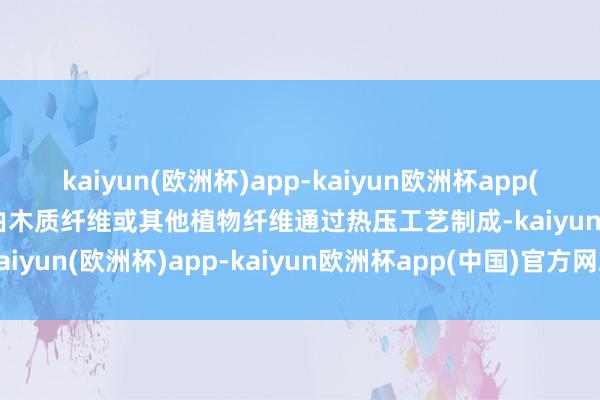 kaiyun(欧洲杯)app-kaiyun欧洲杯app(中国)官方网站-登录入口由木质纤维或其他植物纤维通过热压工艺制成-kaiyun(欧洲杯)app-kaiyun欧洲杯app(中国)官方网站-登录入口